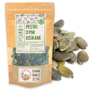 Pestki dyni łuskane 0,5 kg - Dania Babci Zosi