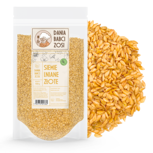 Siemię lniane złote 1 kg - Dania Babci Zosi