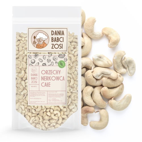 Orzechy nerkowca całe 0,5 kg - Dania Babci Zosi