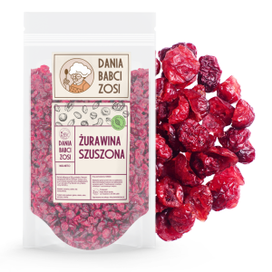 Żurawina suszona cięta 1 kg - Dania Babci Zosi