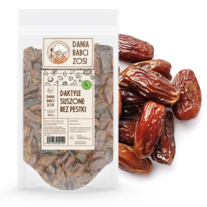 Daktyle suszone bez pestki 1 kg - Dania Babci Zosi