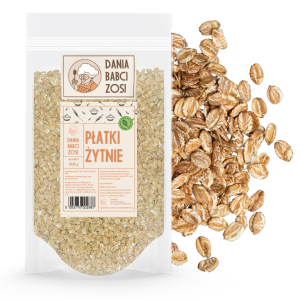Płatki żytnie 1 kg - Dania Babci Zosi