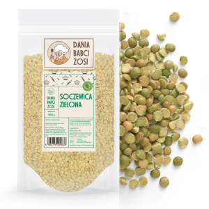 Soczewica zielona 1 kg - Dania Babci Zosi