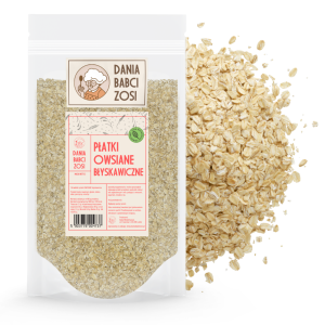 Płatki owsiane błyskawiczne 1 kg - Dania Babci Zosi