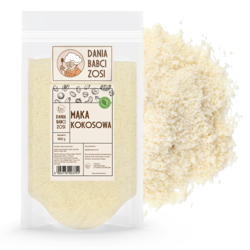 Mąka kokosowa 1 kg - Dania Babci Zosi