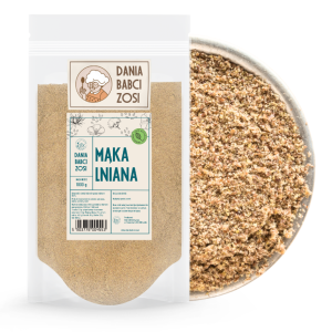 Mąka lniana (siemię lniane mielone) 1 kg - Dania Babci Zosi