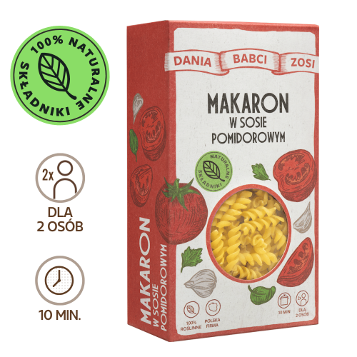 Makaron w sosie pomidorowym Dania Babci Zos.png