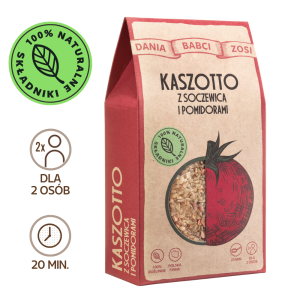 Kaszotto z soczewicą i pomidorami - na 850 g dania - 100% naturalny skład