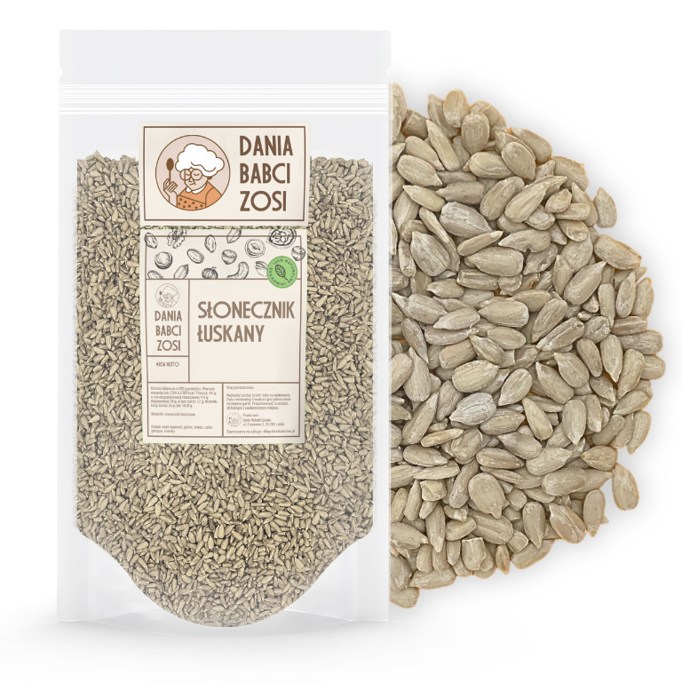 Słonecznik łuskany 1 kg - Dania Babci Zosi