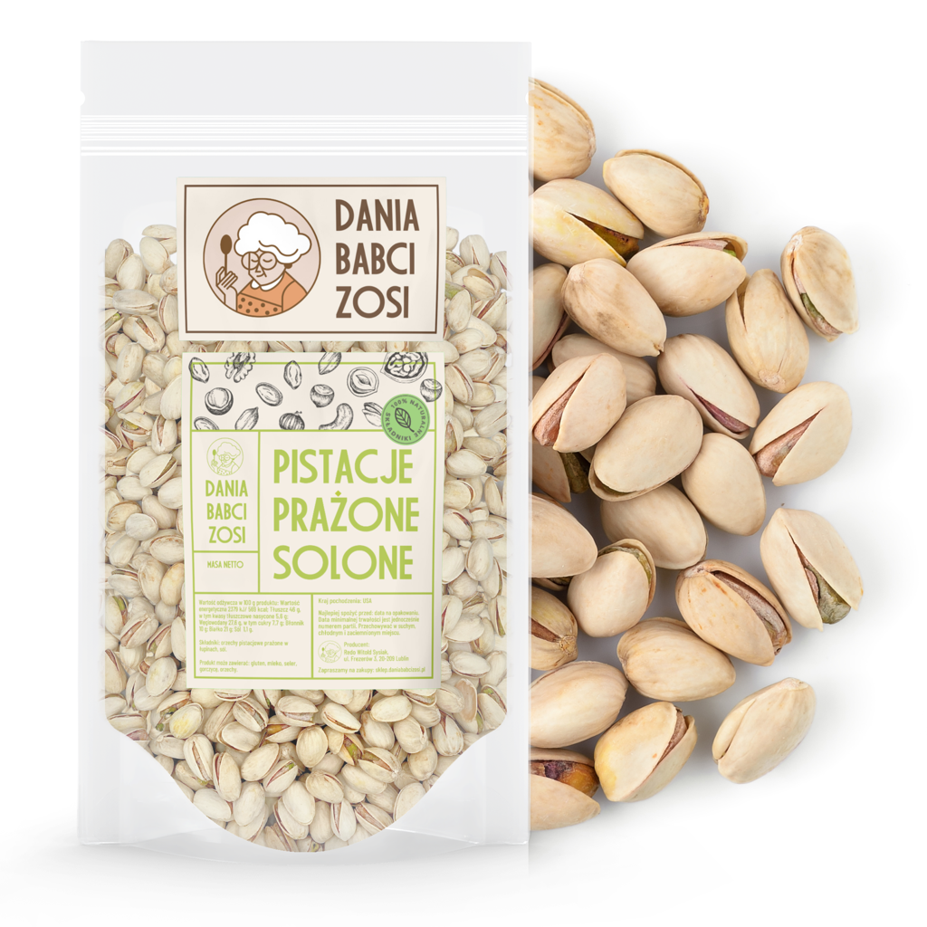 Pistacje prażone solone 1 kg - Dania Babci Zosi